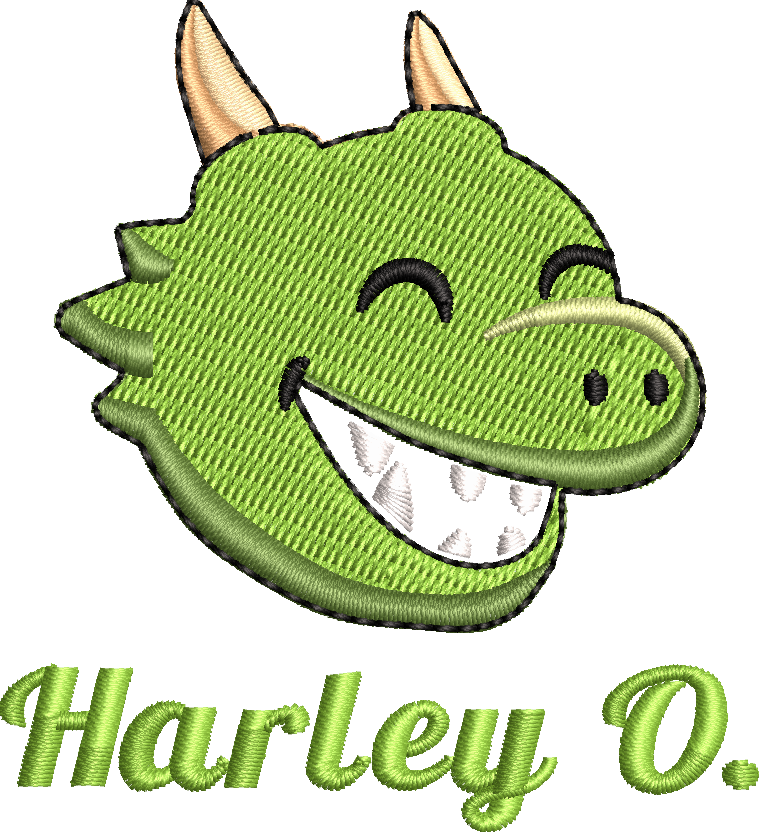 Logo Harley O - Cliente Uniformes Loaiza